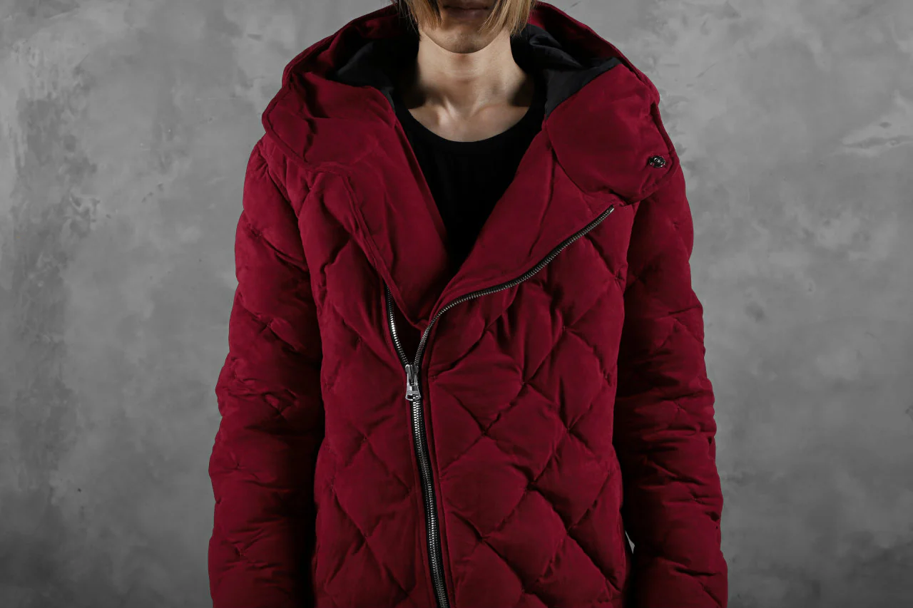 ISAMU KATAYAMA BACKLASH HOODED DOWN JACKET / KANGAROO REVERSE + POLISH WHITE GOOSE (RED) - Image 40