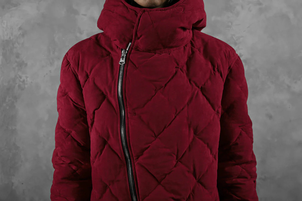 ISAMU KATAYAMA BACKLASH HOODED DOWN JACKET / KANGAROO REVERSE + POLISH WHITE GOOSE (RED) - Image 42