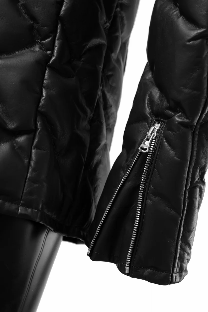 ISAMU KATAYAMA BACKLASH HOODED DOWN JACKET / LUXURY STEER + POLISH WHITE GOOSE (BLACK) - Image 40