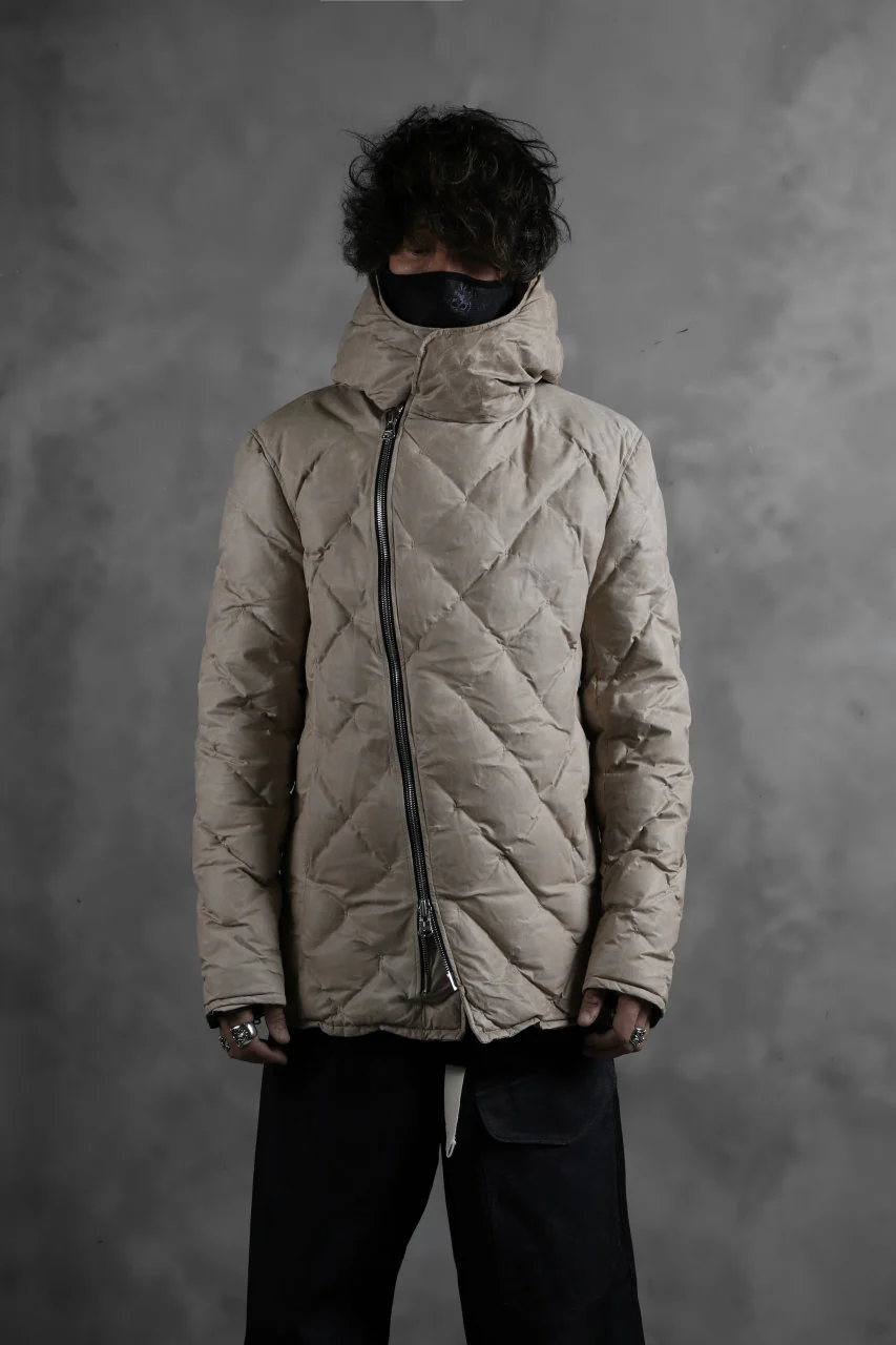 ISAMU KATAYAMA BACKLASH HOODED DOWN JACKET / WAXY KANGAROO + POLISH WHITE GOOSE (WHITE) - Image 36