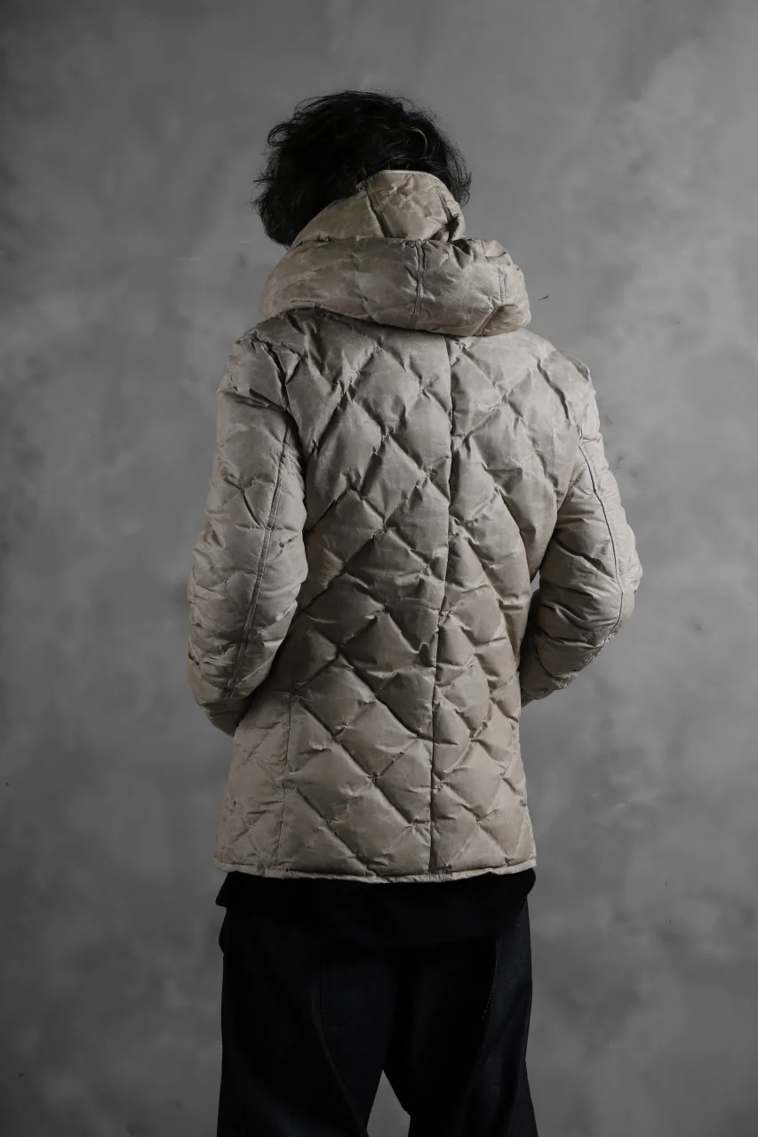 ISAMU KATAYAMA BACKLASH HOODED DOWN JACKET / WAXY KANGAROO + POLISH WHITE GOOSE (WHITE) - Image 42