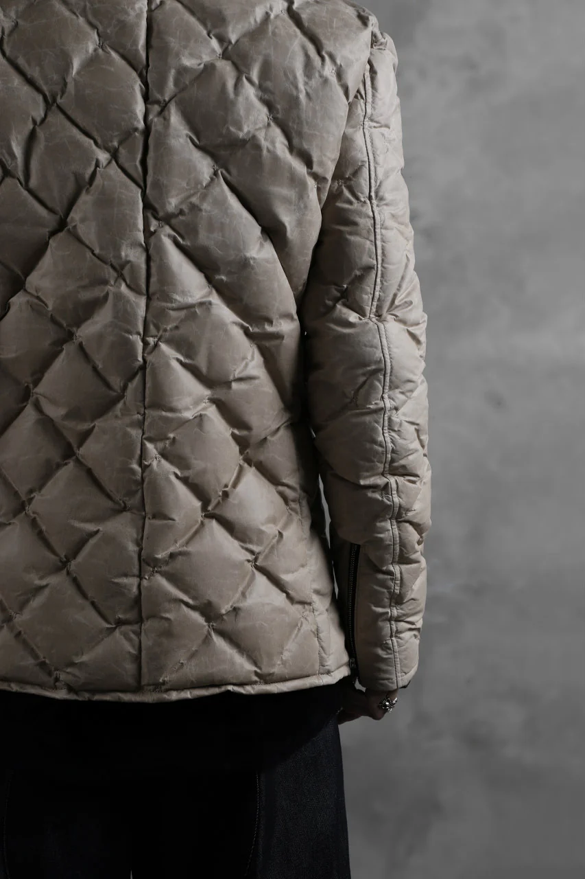 ISAMU KATAYAMA BACKLASH HOODED DOWN JACKET / WAXY KANGAROO + POLISH WHITE GOOSE (WHITE) - Image 53