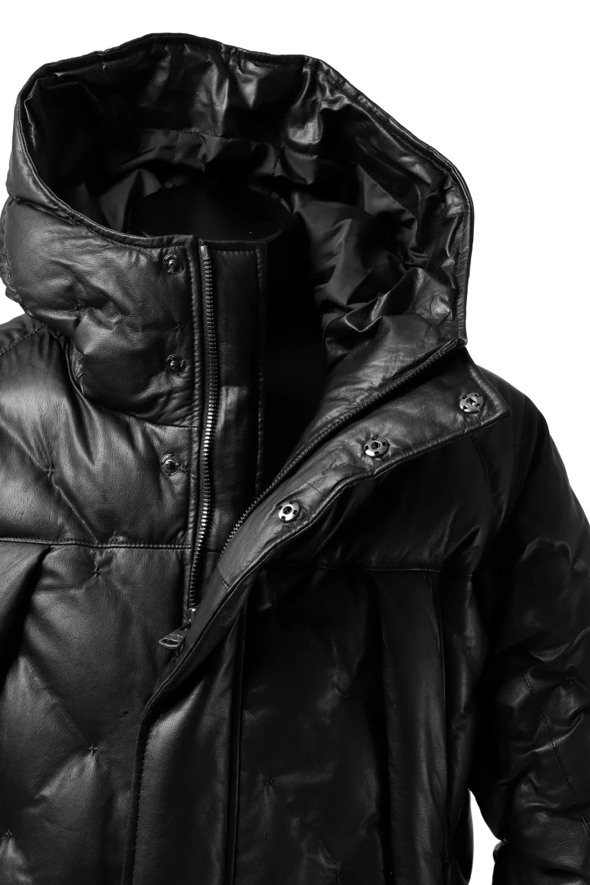 ISAMU KATAYAMA BACKLASH HOODED DOWN MOUNTAIN JACKET / KANGAROO + POLISH WHITE GOOSE (BLACK) - Image 15