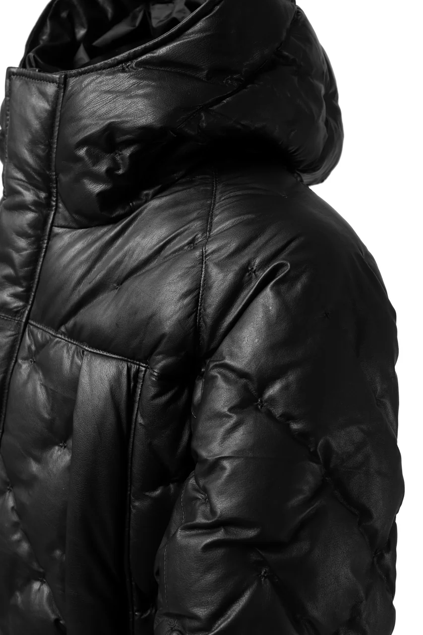 ISAMU KATAYAMA BACKLASH HOODED DOWN MOUNTAIN JACKET / KANGAROO + POLISH WHITE GOOSE (BLACK) - Image 19