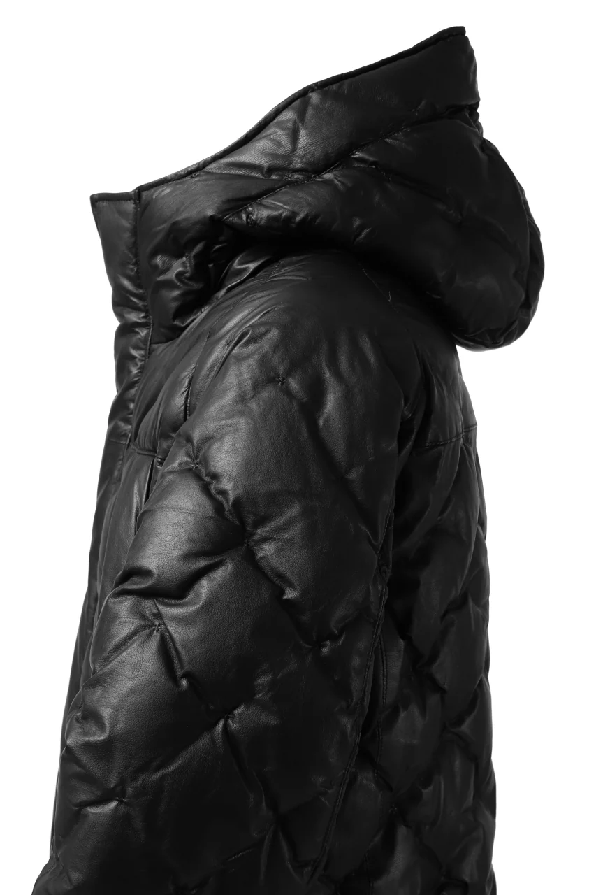 ISAMU KATAYAMA BACKLASH HOODED DOWN MOUNTAIN JACKET / KANGAROO + POLISH WHITE GOOSE (BLACK) - Image 20