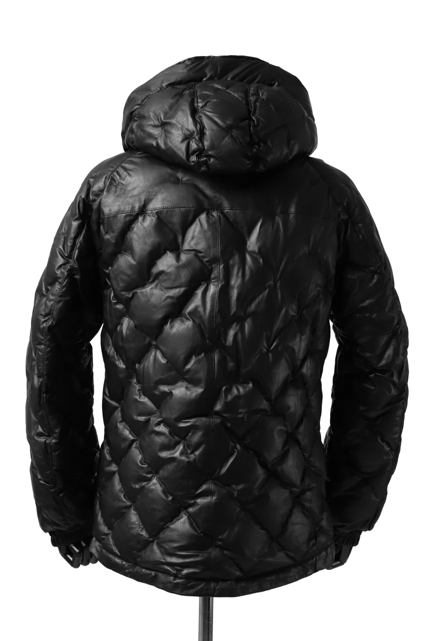 ISAMU KATAYAMA BACKLASH HOODED DOWN MOUNTAIN JACKET / KANGAROO + POLISH WHITE GOOSE (BLACK) - Image 6