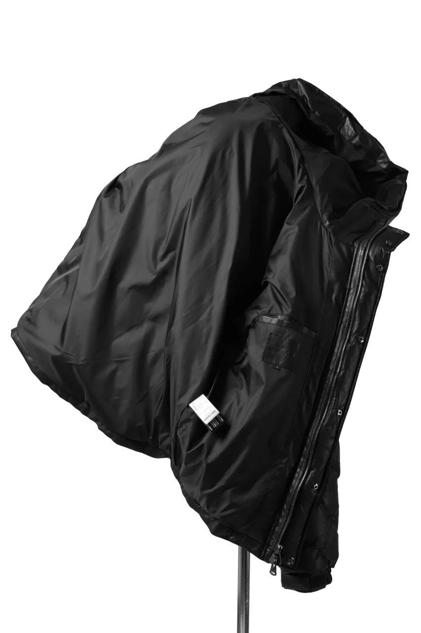 ISAMU KATAYAMA BACKLASH HOODED DOWN MOUNTAIN JACKET / KANGAROO + POLISH WHITE GOOSE (BLACK) - Image 8