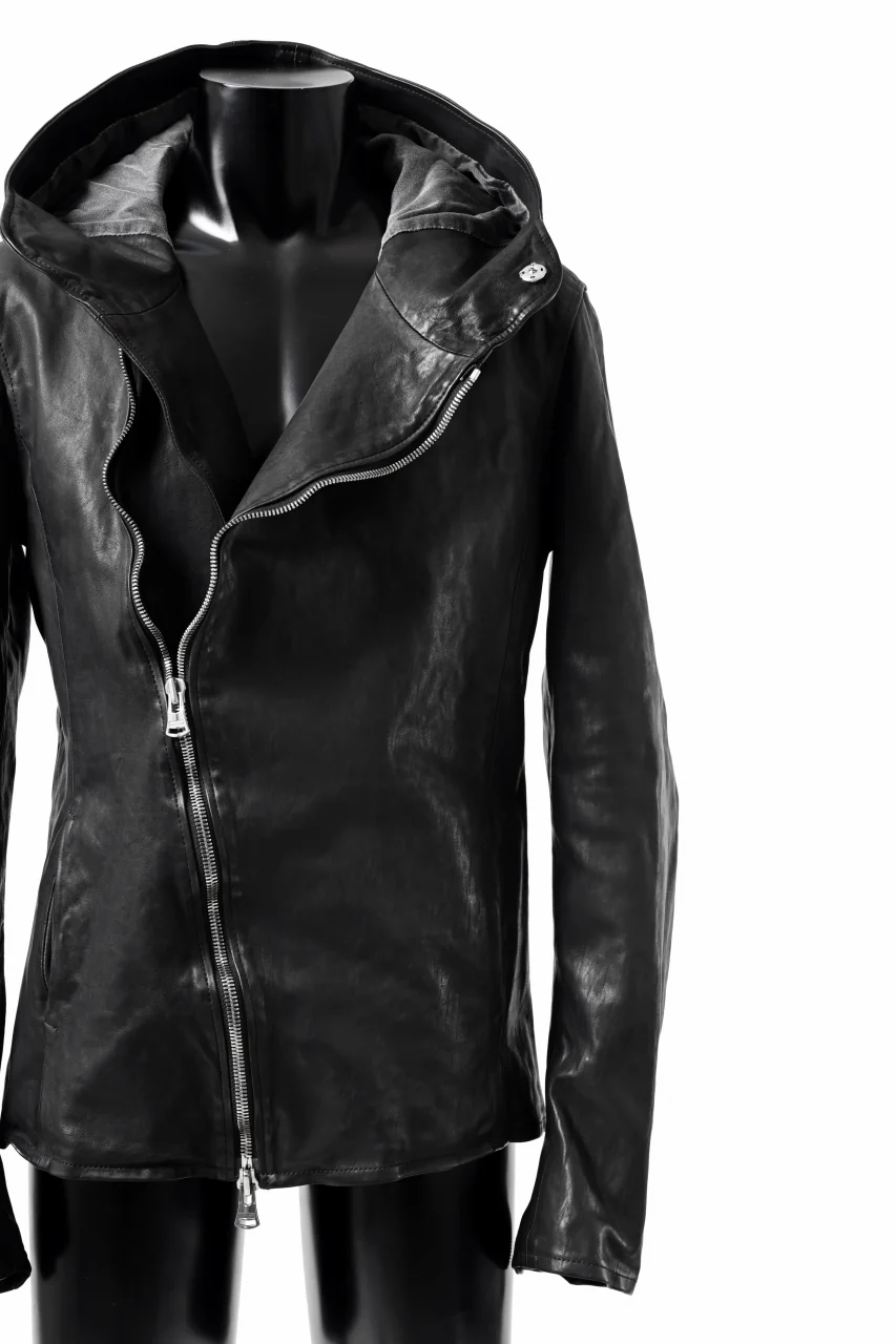 ISAMU KATAYAMA BACKLASH HOODED JACKET / POLAND HORSE OBJECT DYED (BLACK) - Image 21