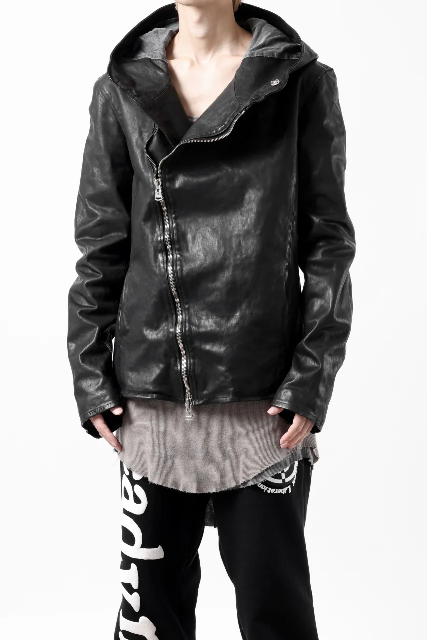 ISAMU KATAYAMA BACKLASH HOODED JACKET / POLAND HORSE OBJECT DYED (BLACK) - Image 28