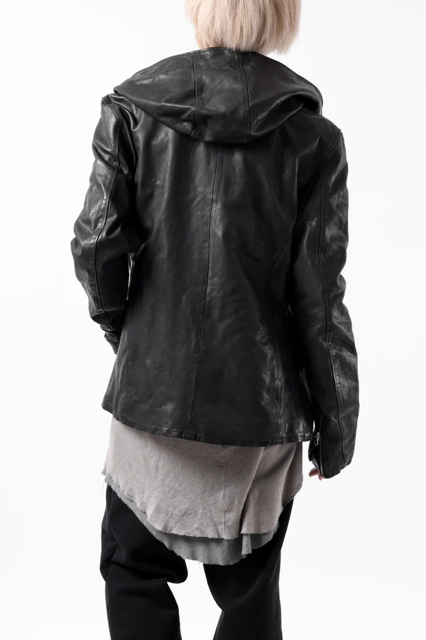 ISAMU KATAYAMA BACKLASH HOODED JACKET / POLAND HORSE OBJECT DYED (BLACK) - Image 40