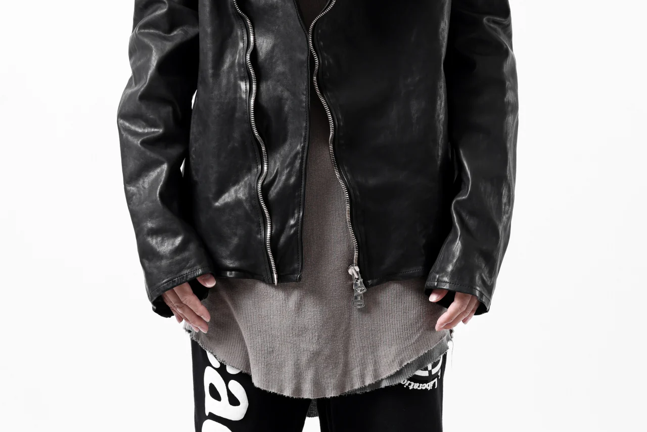 ISAMU KATAYAMA BACKLASH HOODED JACKET / POLAND HORSE OBJECT DYED (BLACK) - Image 51