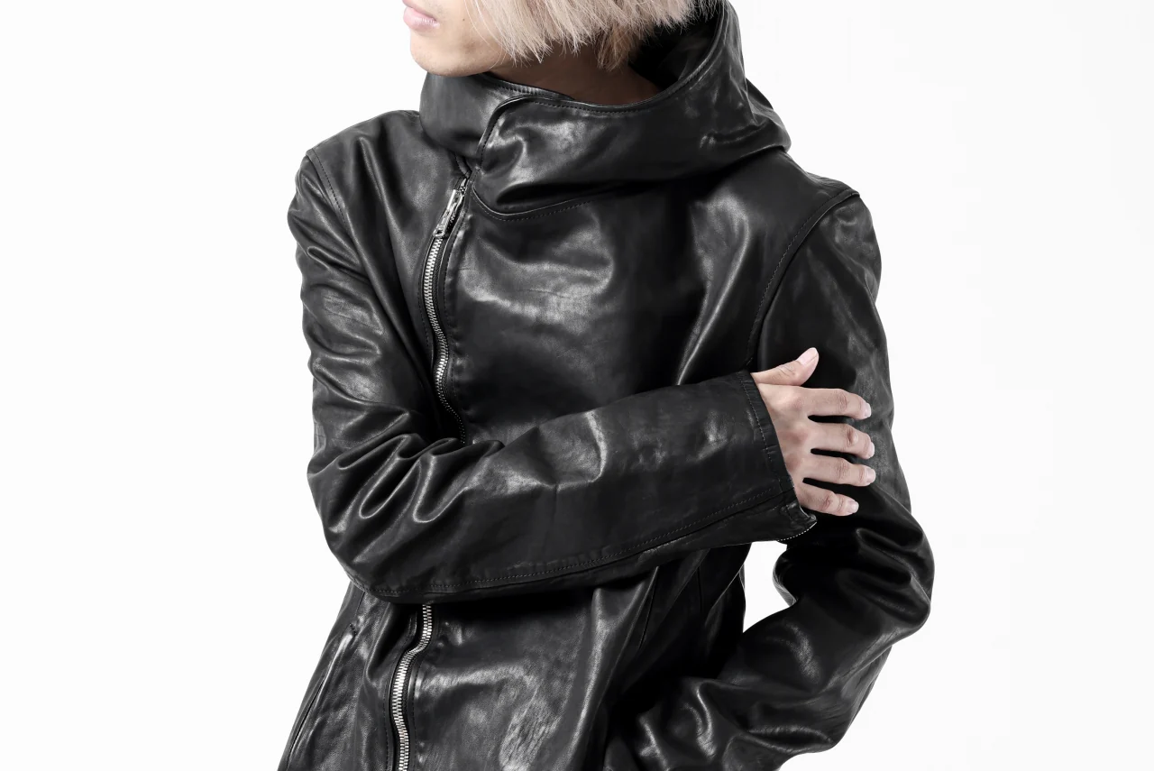 ISAMU KATAYAMA BACKLASH HOODED JACKET / POLAND HORSE OBJECT DYED (BLACK) - Image 53