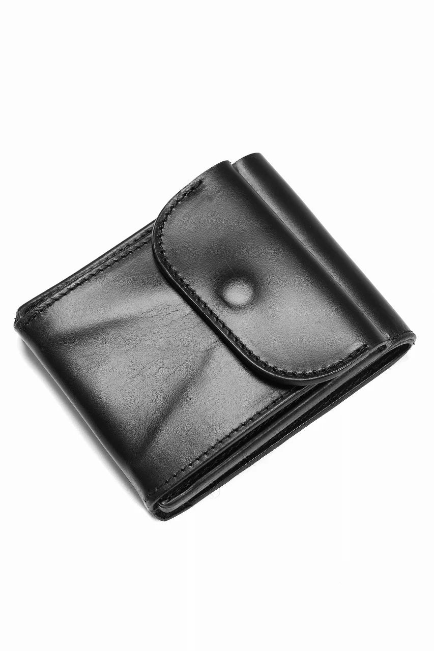 ISAMU KATAYAMA BACKLASH HORWEEN CHROMEXCEL 2FOLD WALLET / BLACK - Image 2