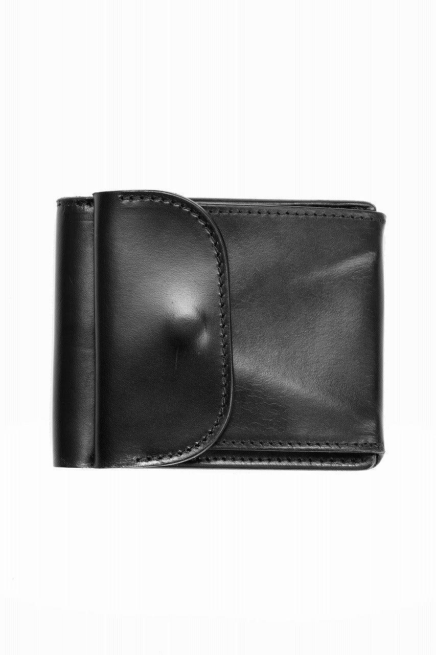 ISAMU KATAYAMA BACKLASH HORWEEN CHROMEXCEL 2FOLD WALLET / BLACK - Image 3