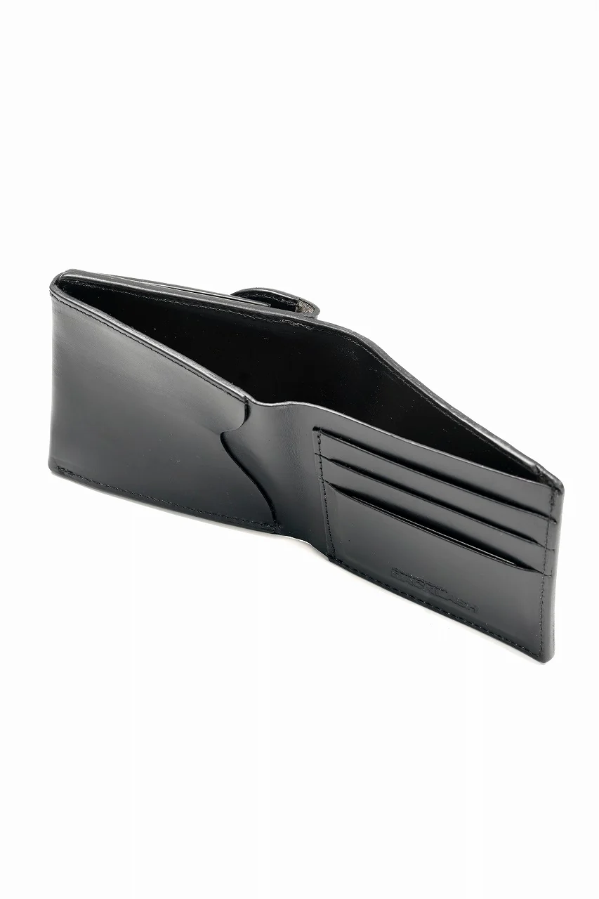 ISAMU KATAYAMA BACKLASH HORWEEN CHROMEXCEL 2FOLD WALLET / BLACK - Image 7