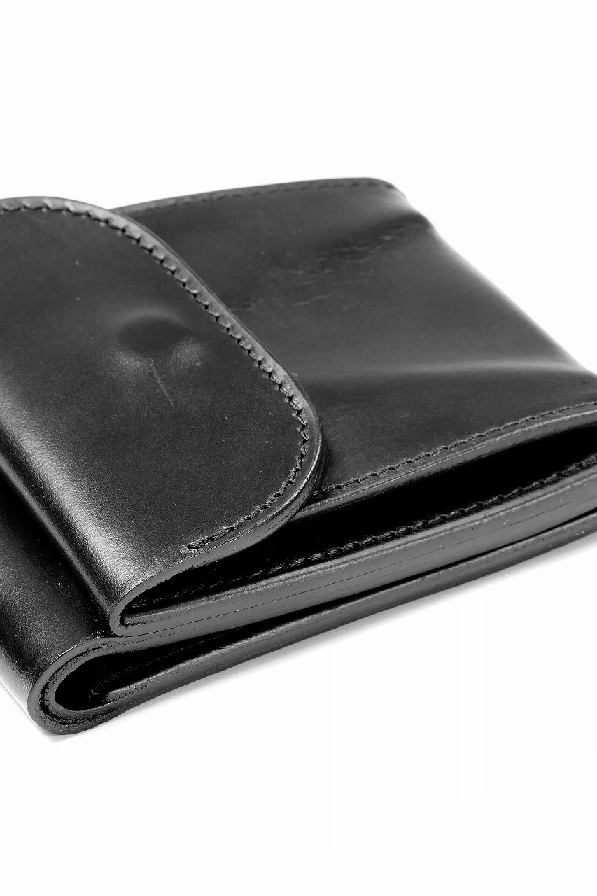 ISAMU KATAYAMA BACKLASH HORWEEN CHROMEXCEL 2FOLD WALLET / BLACK - Image 9