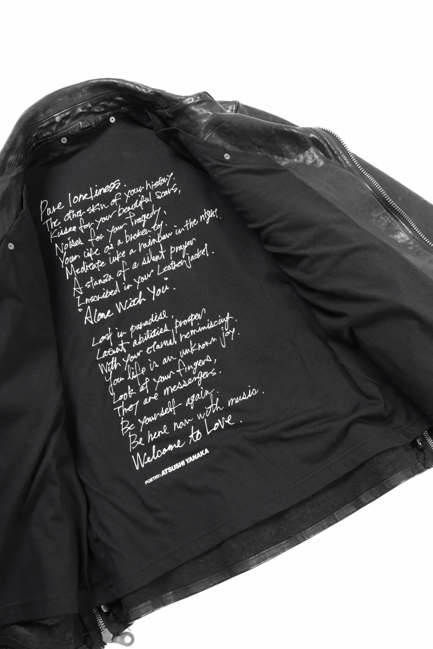 ISAMU KATAYAMA BACKLASH ITALY SHOULDER GARMENT-DYED DOUBLE RIDERS JACKET(BLACK) - Image 18