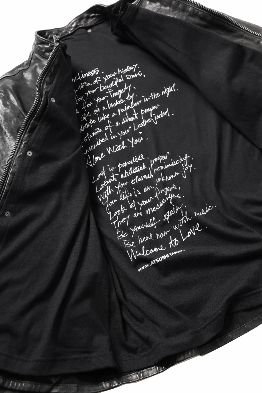 ISAMU KATAYAMA BACKLASH ITALY SHOULDER GARMENT-DYED SINGLE RIDERS JACKET(BLACK) - Image 20