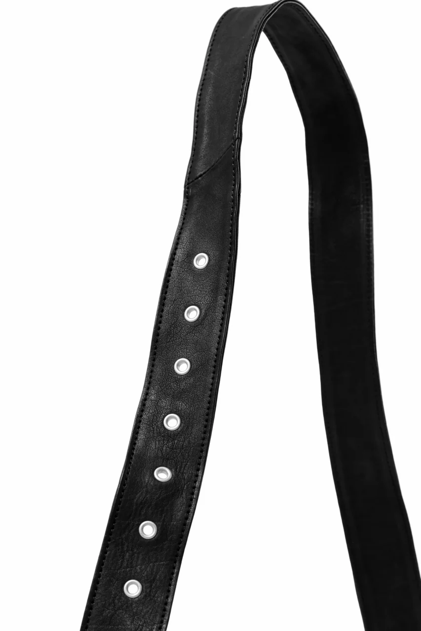 ISAMU KATAYAMA BACKLASH JAPAN CALF GARMENT-WASH RIDERS SHOULDER BAG (WHITE) - Image 10