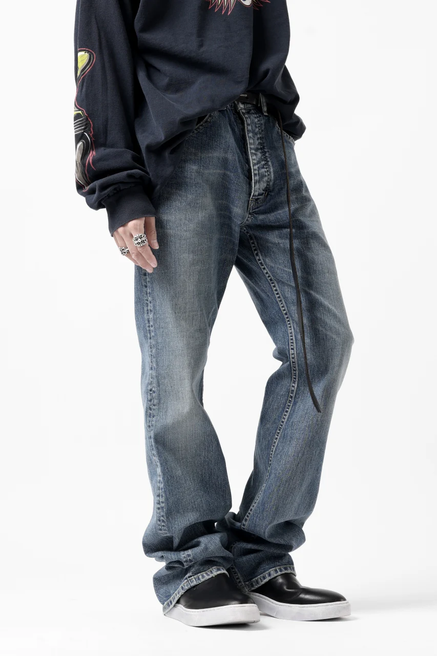 ISAMU KATAYAMA BACKLASH JEANS-FLARE / 13oz STRETCH DENIM (INDIGO) - Image 3