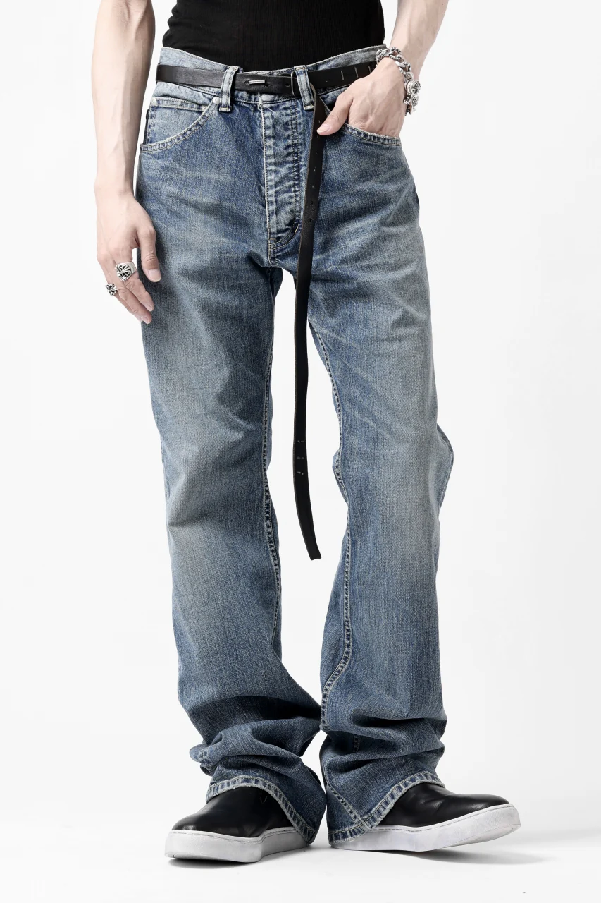 ISAMU KATAYAMA BACKLASH JEANS-FLARE / 13oz STRETCH DENIM (INDIGO) - Image 6