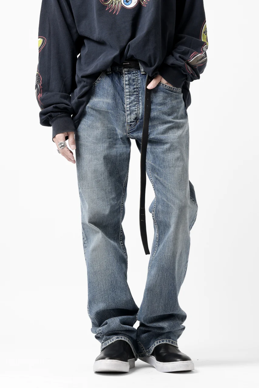 ISAMU KATAYAMA BACKLASH JEANS-FLARE / 13oz STRETCH DENIM (INDIGO) - Image 8