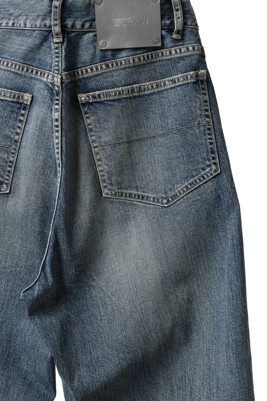 ISAMU KATAYAMA BACKLASH JEANS-WIDETAPER / 13oz STRETCH DENIM (INDIGO) - Image 24