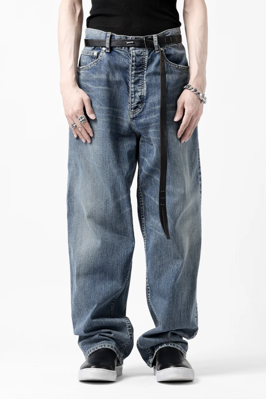ISAMU KATAYAMA BACKLASH JEANS-WIDETAPER / 13oz STRETCH DENIM (INDIGO) - Image 3