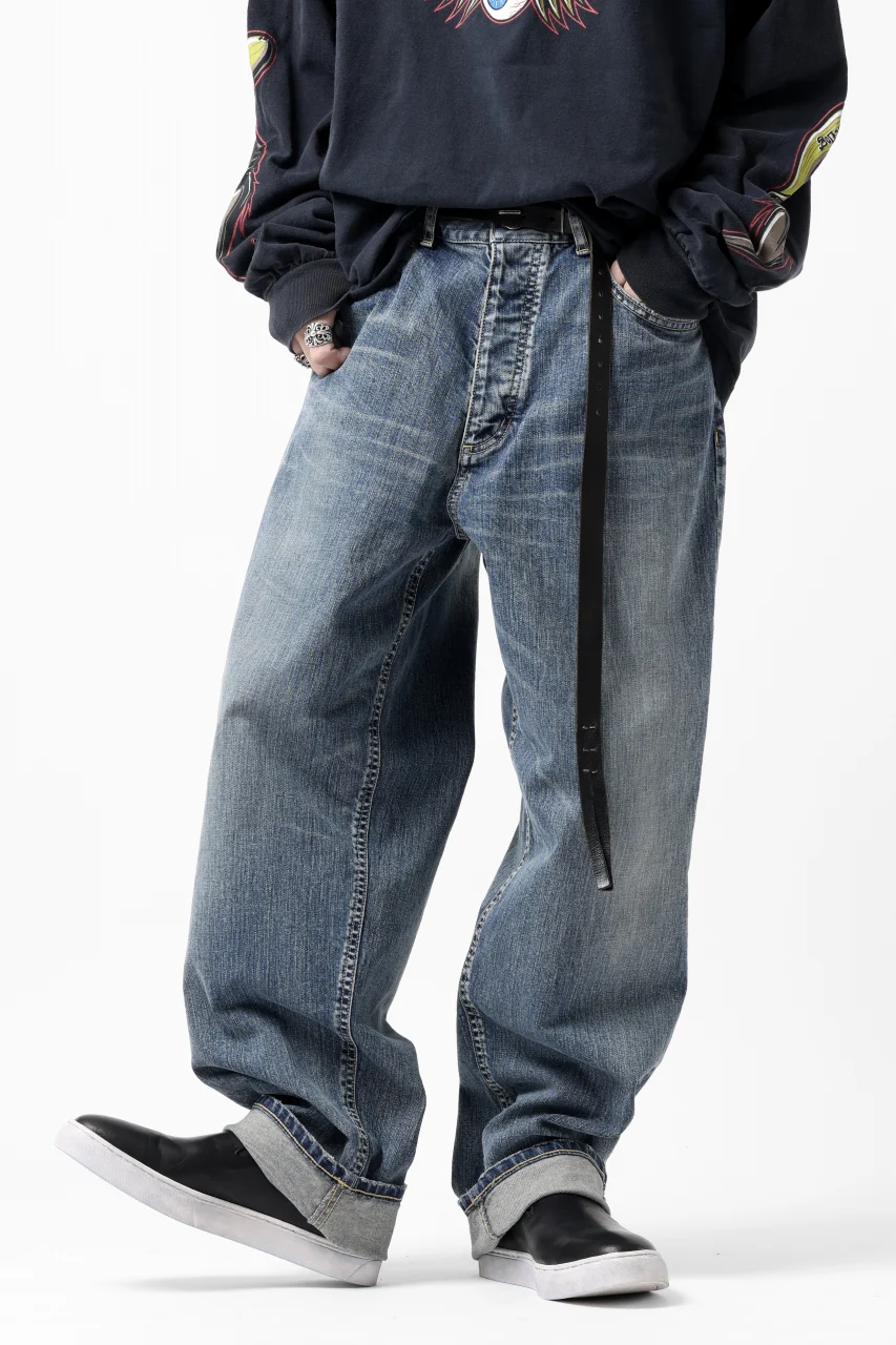 ISAMU KATAYAMA BACKLASH JEANS-WIDETAPER / 13oz STRETCH DENIM (INDIGO) - Image 35