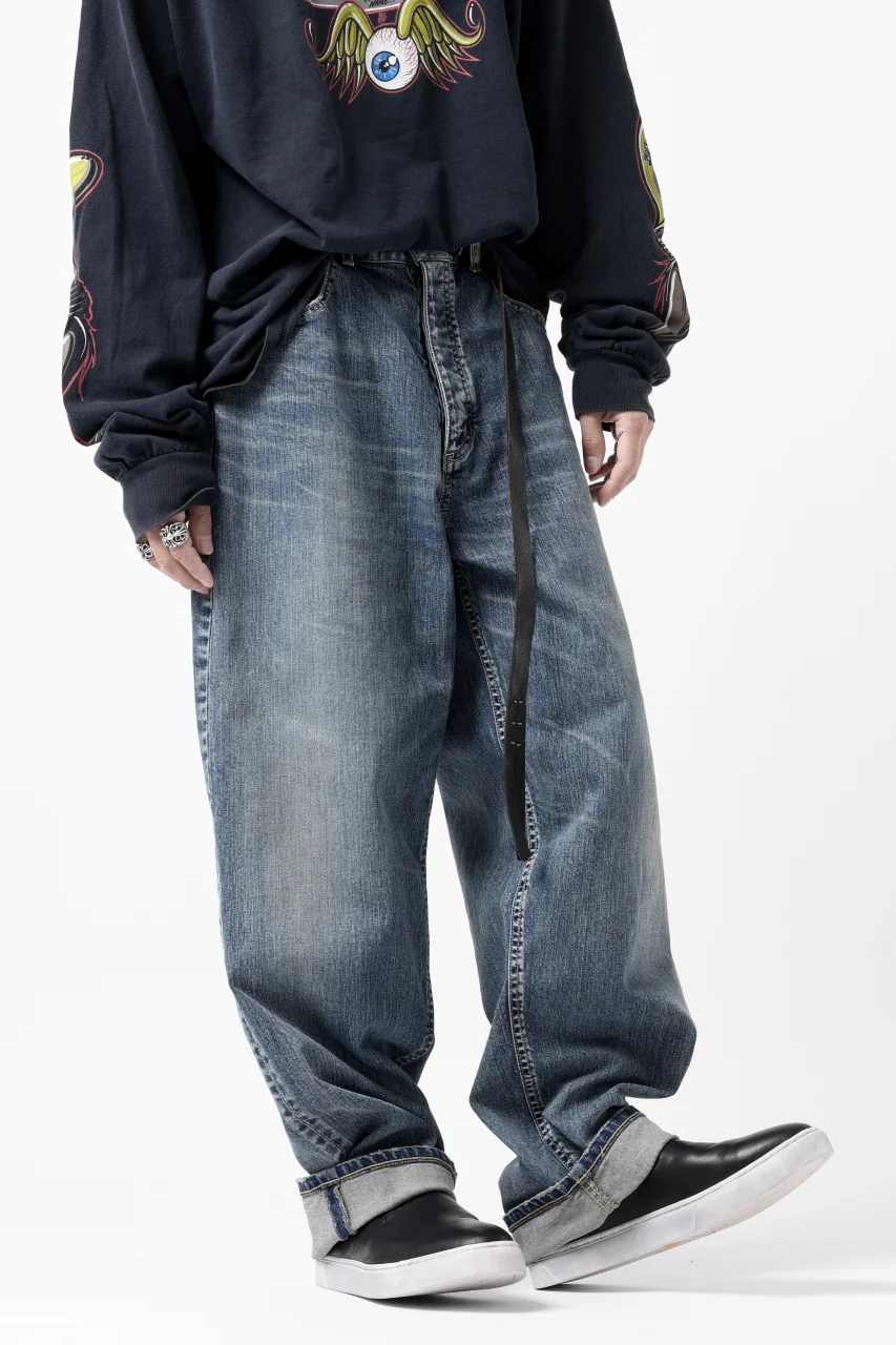 ISAMU KATAYAMA BACKLASH JEANS-WIDETAPER / 13oz STRETCH DENIM (INDIGO) - Image 36