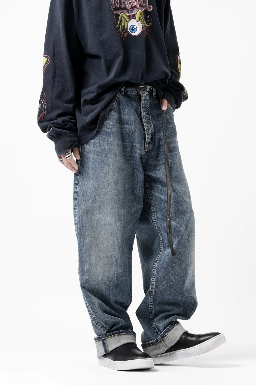 ISAMU KATAYAMA BACKLASH JEANS-WIDETAPER / 13oz STRETCH DENIM (INDIGO) - Image 37