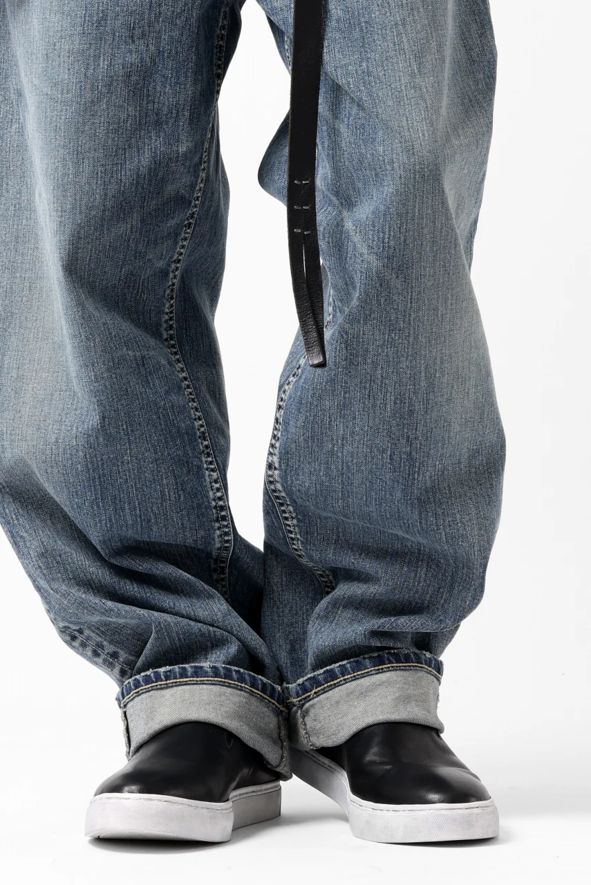 ISAMU KATAYAMA BACKLASH JEANS-WIDETAPER / 13oz STRETCH DENIM (INDIGO) - Image 44