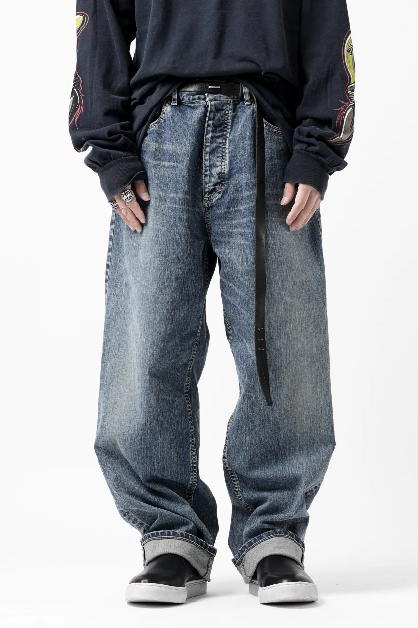 ISAMU KATAYAMA BACKLASH JEANS-WIDETAPER / 13oz STRETCH DENIM (INDIGO) - Image 6