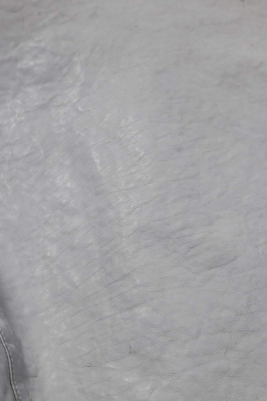 ISAMU KATAYAMA BACKLASH JP-CALF NATURAL DYED GARMENT-WASH SINGLE RIDERS (WHITE) - Image 11