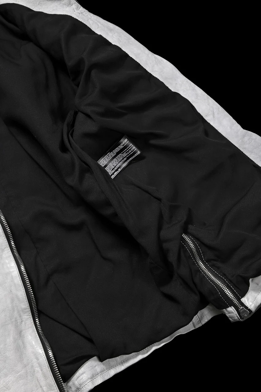 ISAMU KATAYAMA BACKLASH JP-CALF NATURAL DYED GARMENT-WASH SINGLE RIDERS (WHITE) - Image 8