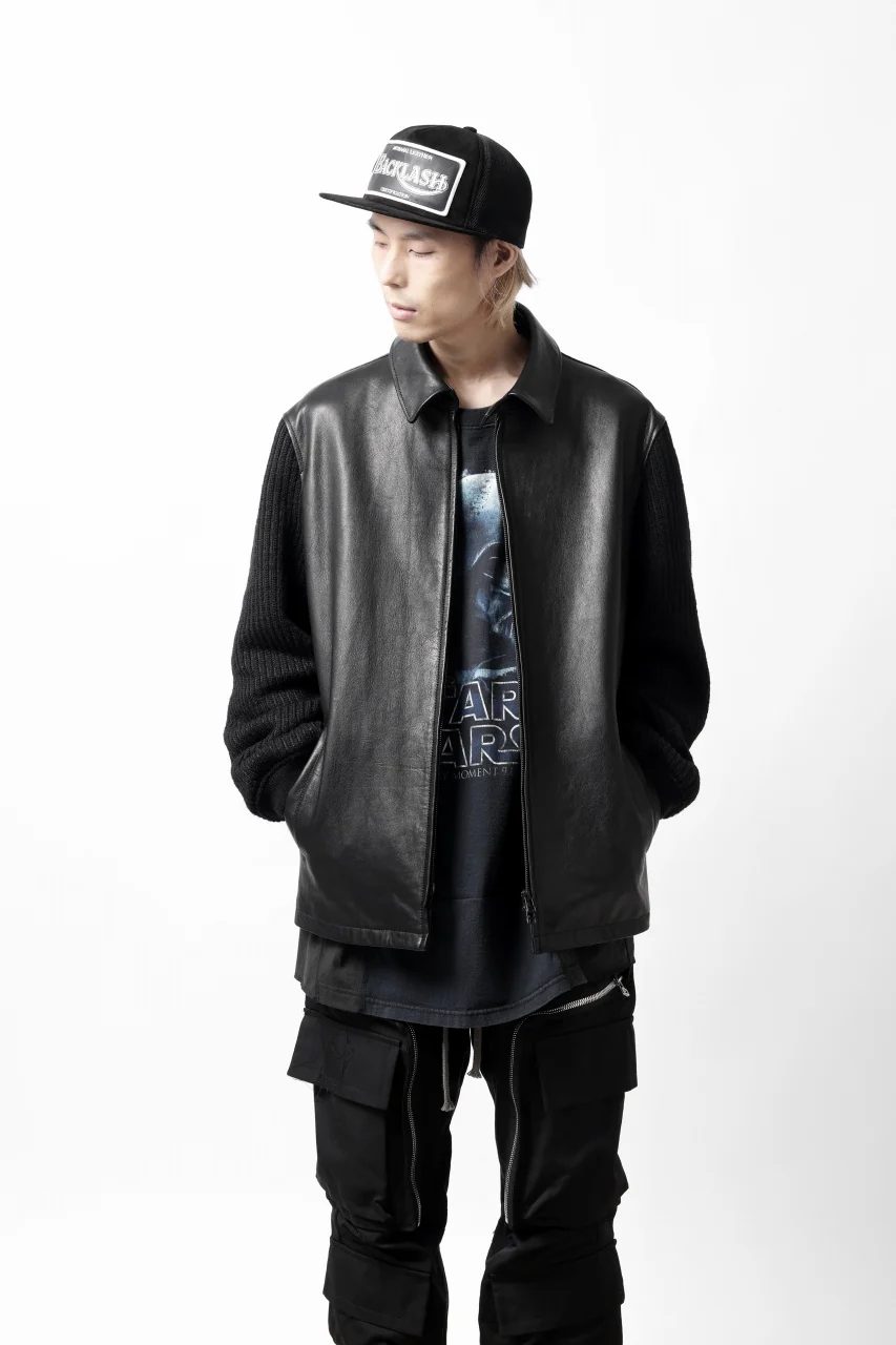 ISAMU KATAYAMA BACKLASH KANGAROO SUEDE CAP (BLACK) - Image 29