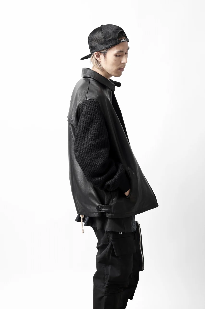 ISAMU KATAYAMA BACKLASH KANGAROO SUEDE CAP (BLACK) - Image 32