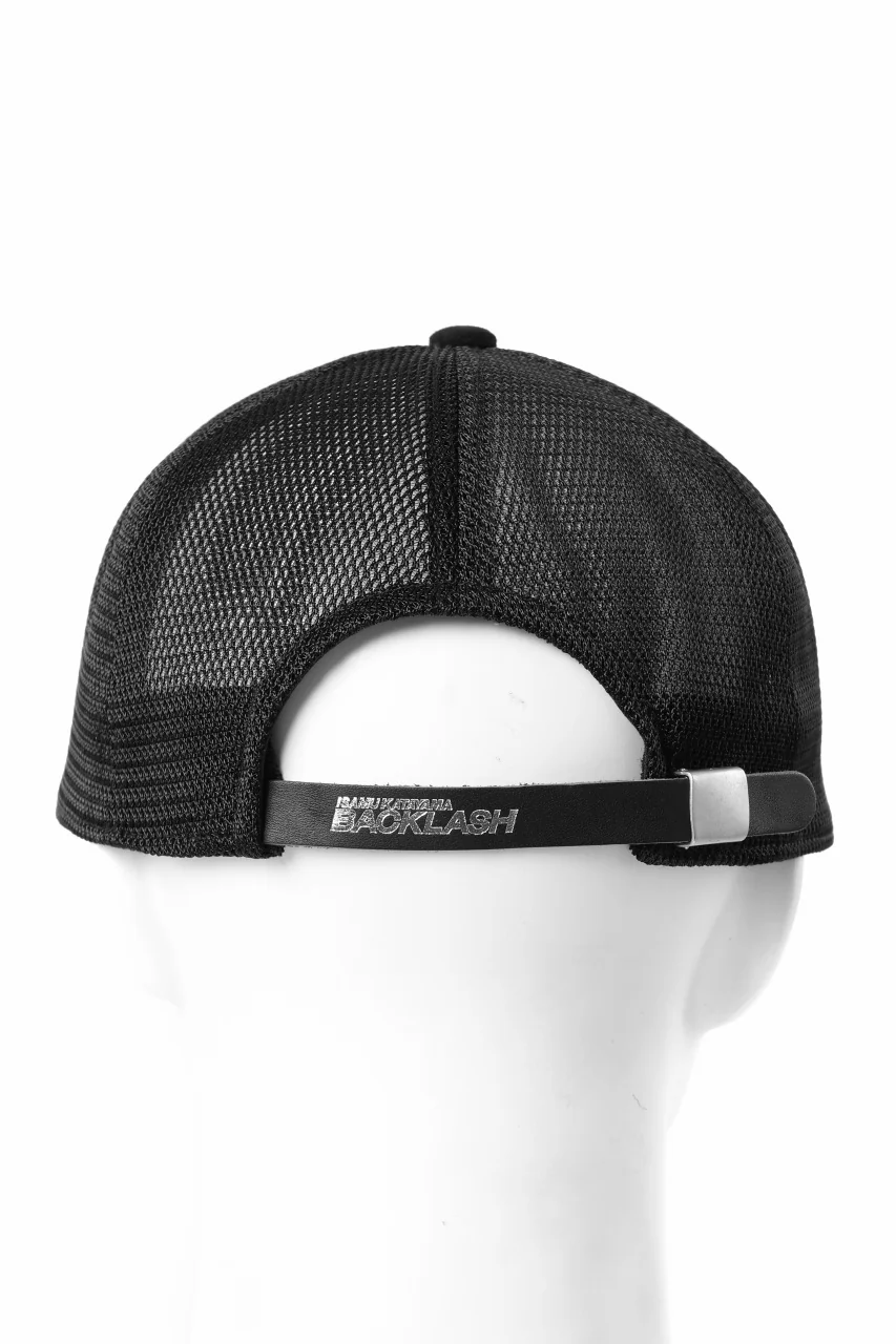 ISAMU KATAYAMA BACKLASH KANGAROO SUEDE CAP (BLACK) - Image 8