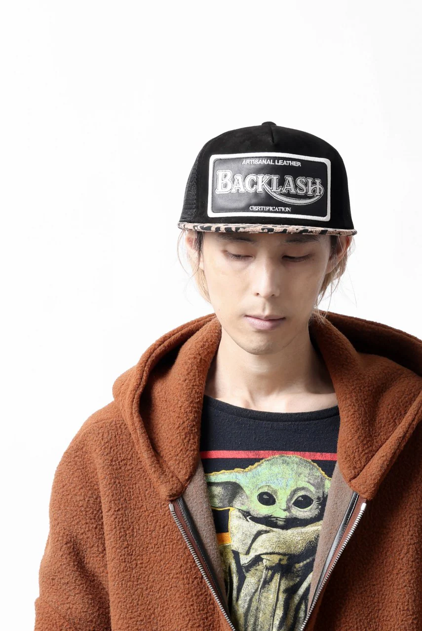 ISAMU KATAYAMA BACKLASH KANGAROO SUEDE CAP (LEOPARD) - Image 18