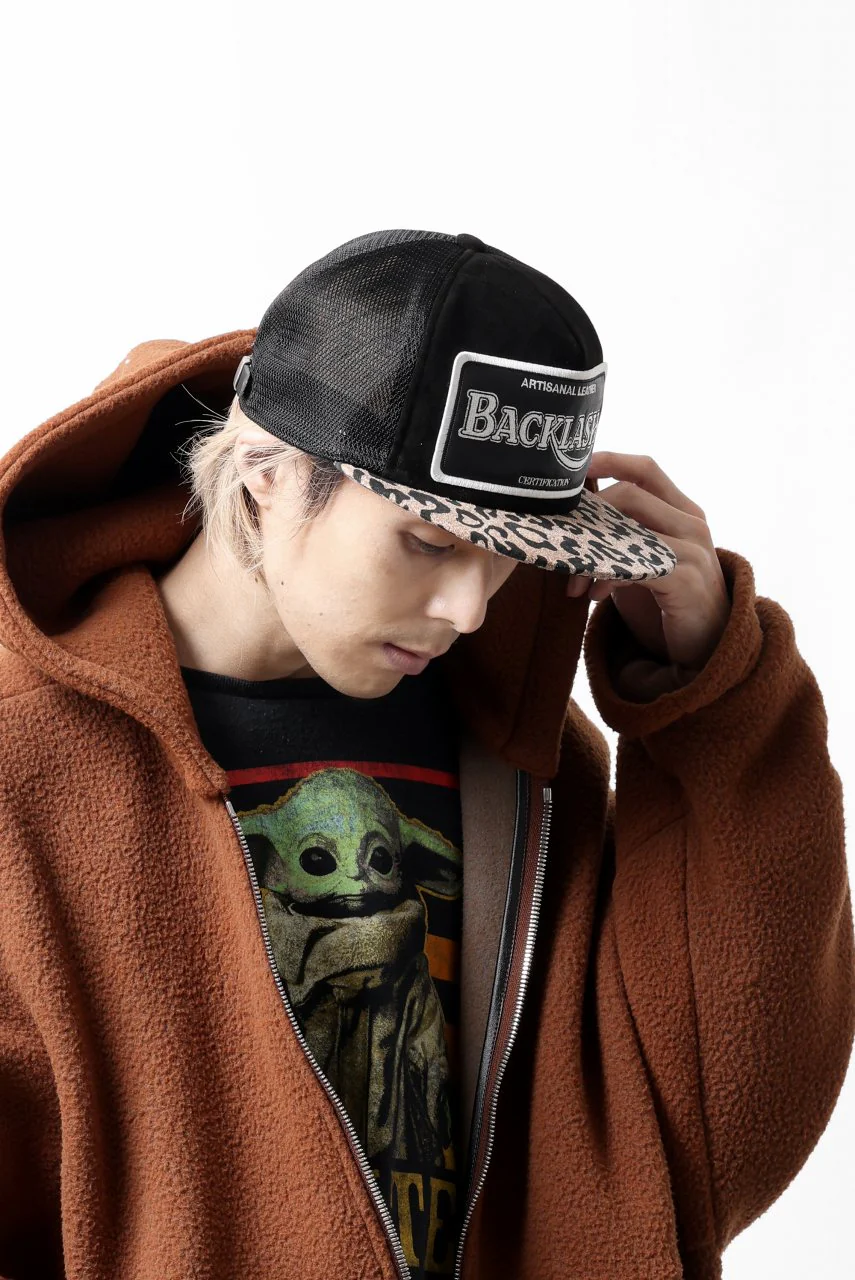 ISAMU KATAYAMA BACKLASH KANGAROO SUEDE CAP (LEOPARD) - Image 19