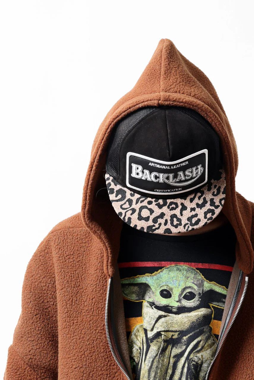 ISAMU KATAYAMA BACKLASH KANGAROO SUEDE CAP (LEOPARD) - Image 20
