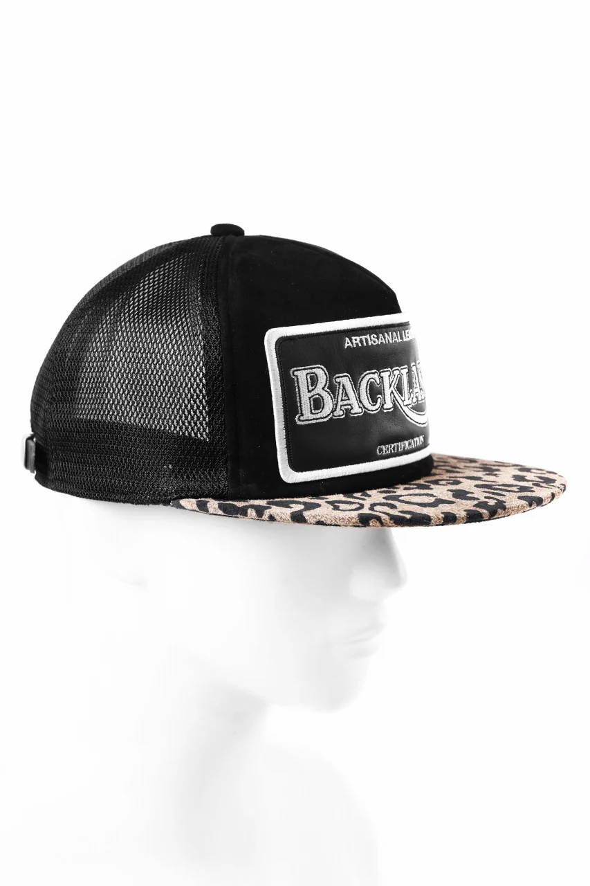 ISAMU KATAYAMA BACKLASH KANGAROO SUEDE CAP (LEOPARD) - Image 6