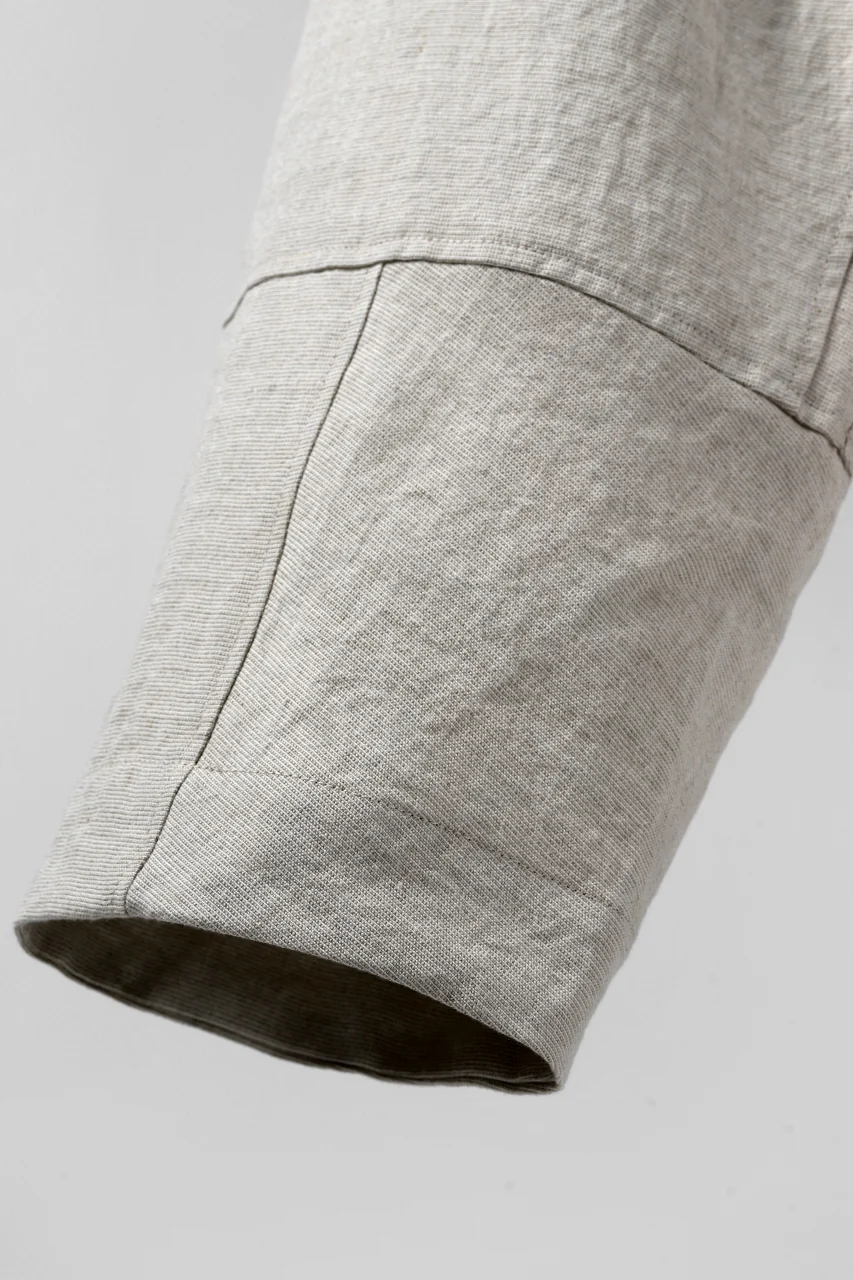 ISAMU KATAYAMA BACKLASH KNOT WAIST WIDE PANTS / COTTON LINEN (WHITE) - Image 18