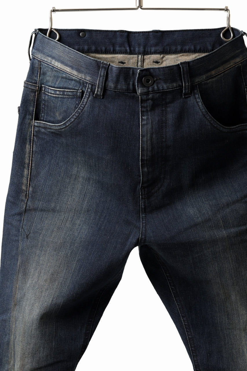 ISAMU KATAYAMA BACKLASH L/C SLIM DENIM PANTS / EXTREME STRETCH DIRTY (INDIGO) - Image 10