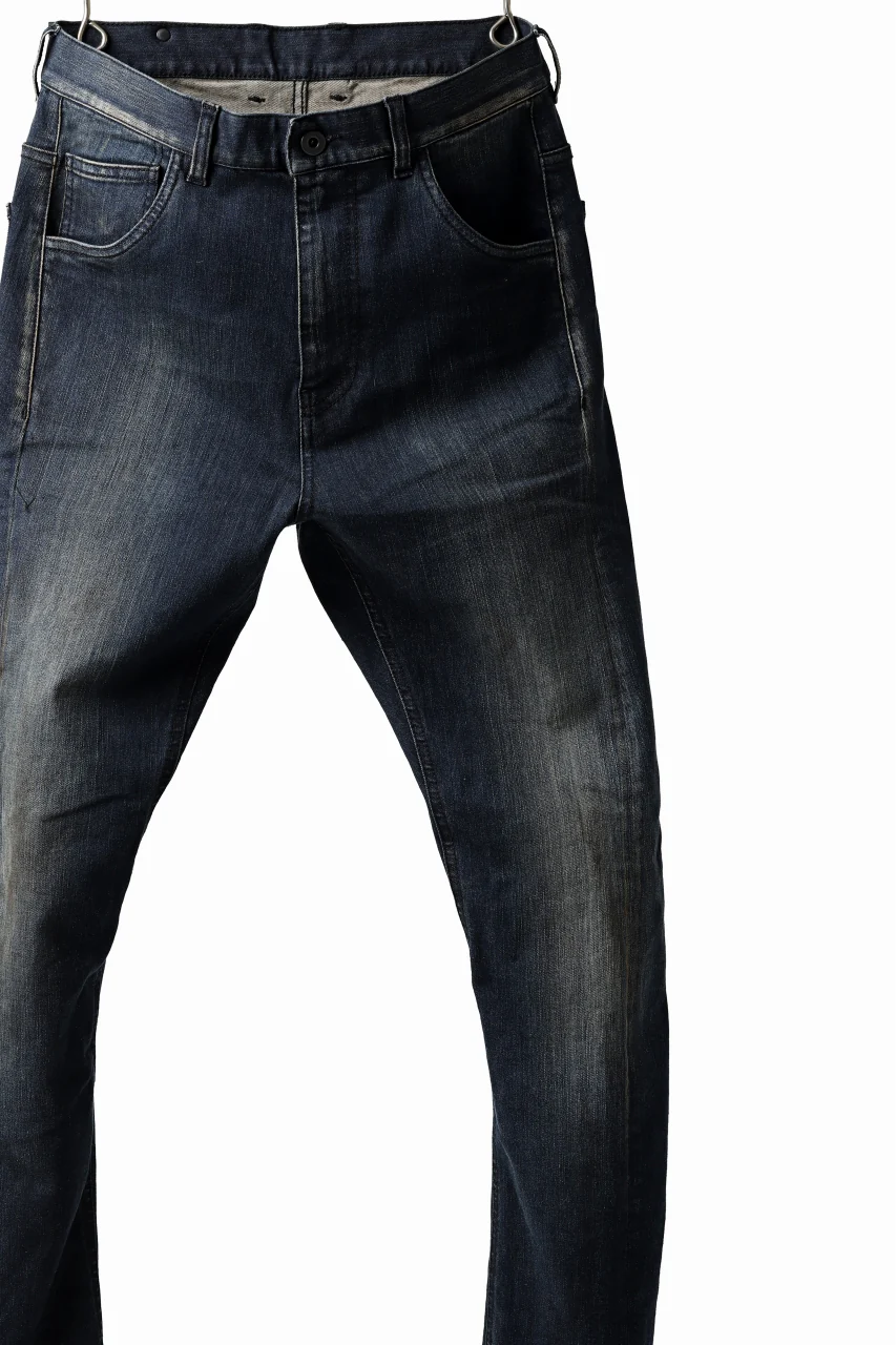 ISAMU KATAYAMA BACKLASH L/C SLIM DENIM PANTS / EXTREME STRETCH DIRTY (INDIGO) - Image 11