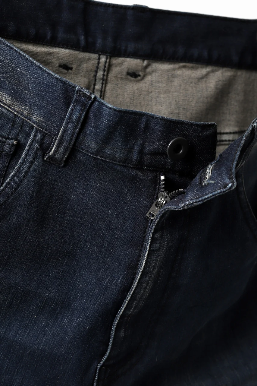 ISAMU KATAYAMA BACKLASH L/C SLIM DENIM PANTS / EXTREME STRETCH DIRTY (INDIGO) - Image 14