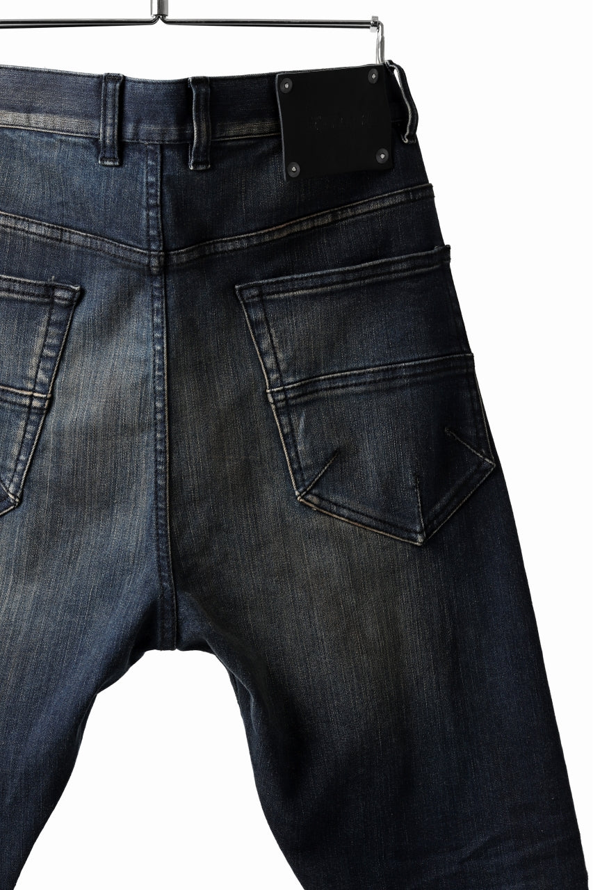 ISAMU KATAYAMA BACKLASH L/C SLIM DENIM PANTS / EXTREME STRETCH DIRTY (INDIGO) - Image 20