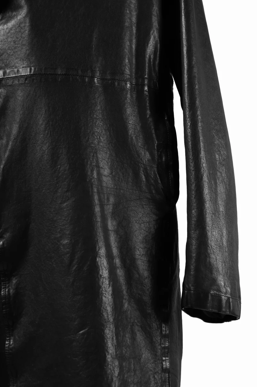 ISAMU KATAYAMA BACKLASH LONG DOUBLE RIDERS / Italy Shoulder 0.6 OBJECT DYED (BLACK) - Image 25