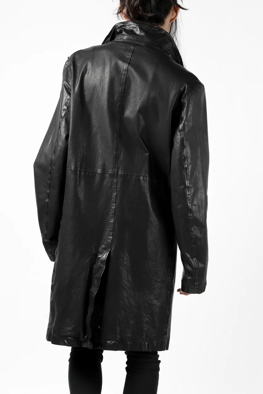 ISAMU KATAYAMA BACKLASH LONG DOUBLE RIDERS / Italy Shoulder 0.6 OBJECT DYED (BLACK) - Image 36