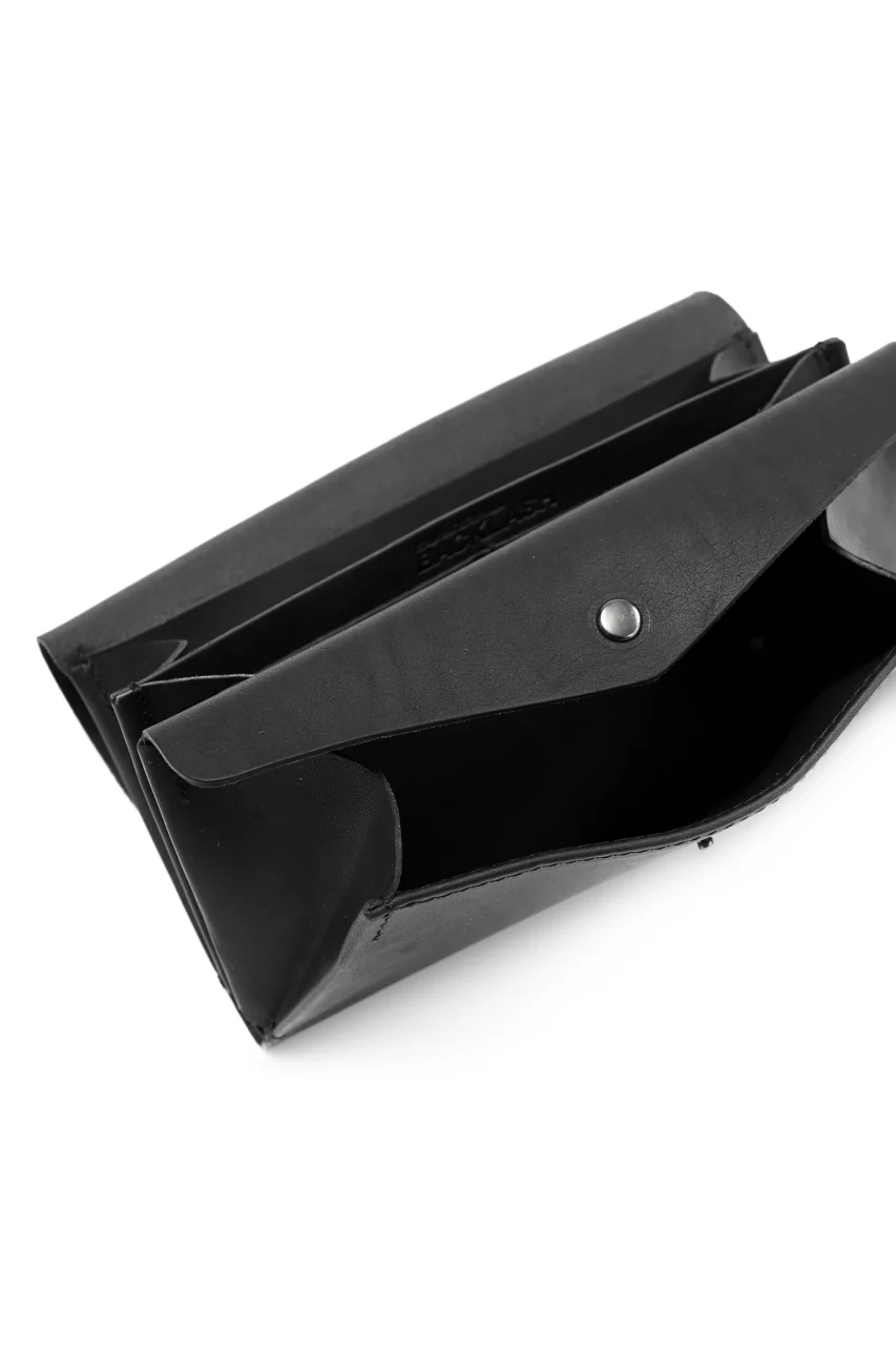 ISAMU KATAYAMA BACKLASH LONG FOLD WALLET / GUIDI OILED CALF (BLACK) - Image 20
